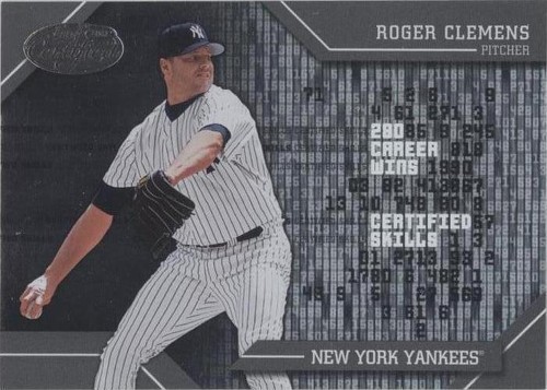 2002 Leaf Certified - Roger Clemens #CS-12