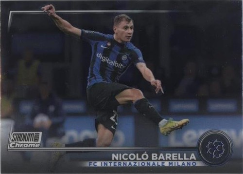 2022-23 Topps Stadium Club Chrome UEFA Club Competitions Nicolo Barella #23