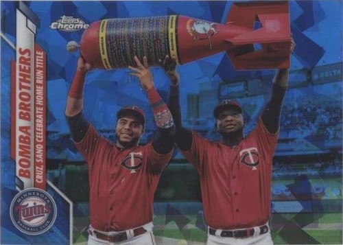 2020 Topps Chrome Sapphire Edition - Miguel Sanó Nelson Cruz #412