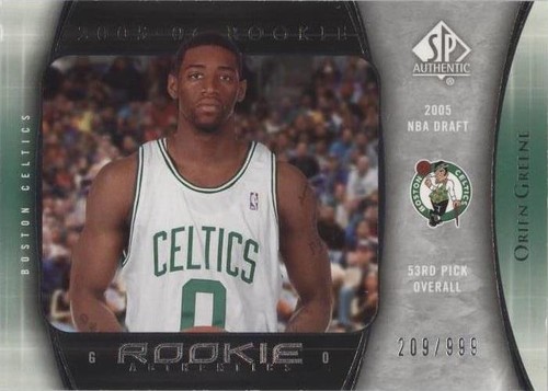 2005-06 SP Authentic - Orien Greene #144