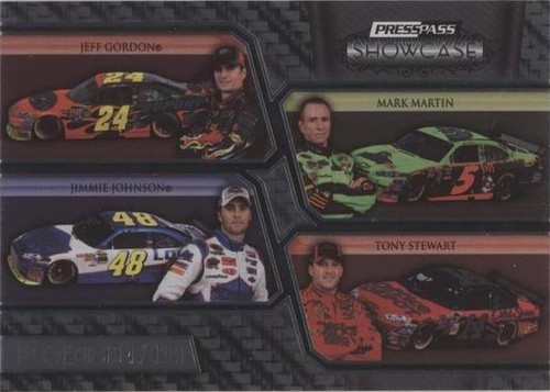 2010 Press Pass Showcase - Jeff Gordon Jimmie Johnson Mark Martin #28