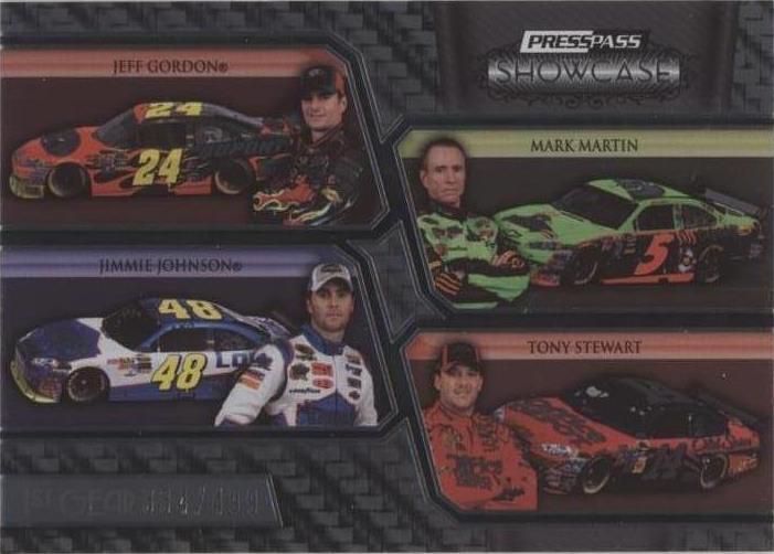 2010 Press Pass Showcase - Jeff Gordon Jimmie Johnson Mark Martin #28