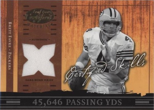 2004 Leaf Certified Materials Brett Favre #CS-18