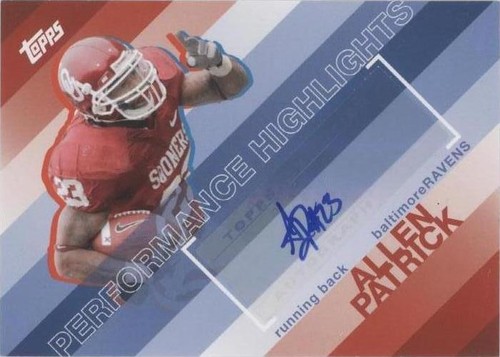 2008 Topps Allen Patrick #THA-AP