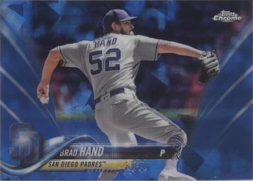 2018 Topps Chrome Sapphire Edition - Brad Hand #52