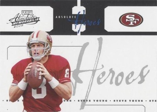 2005 Playoff Absolute Memorabilia Steve Young #AH-21
