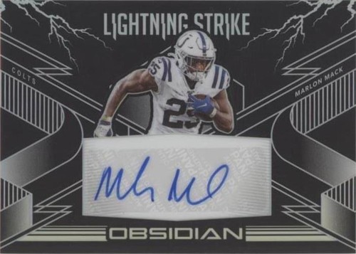 2020 Panini Obsidian Marlon Mack #LS38