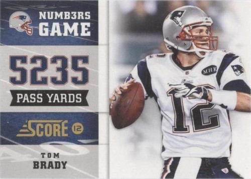 2012 Score Tom Brady #10