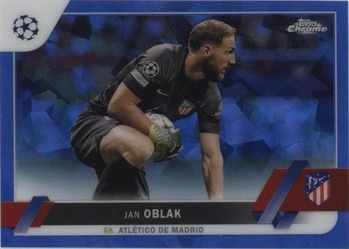 2022-23 Topps Chrome Sapphire Edition UEFA Club Competitions Jan Oblak #107