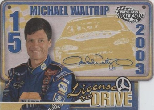 2003 Press Pass Trackside - Michael Waltrip #LD 20