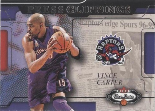 2002-03 Fleer Box Score - Vince Carter #1PC