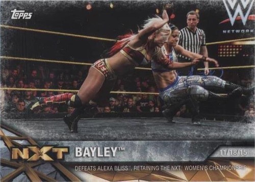 2017 Topps WWE Women's Division - Bayley #NXT-8