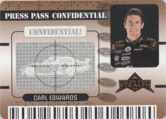 2009 Press Pass Stealth - Carl Edwards #PC 4