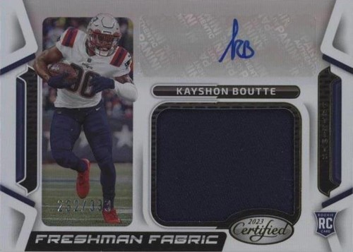 2023 Panini Certified Kayshon Boutte #FFMS-35