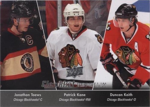 2010-11 Upper Deck - Duncan Keith Jonathan Toews Patrick Kane #199