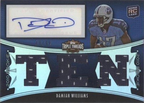 2010 Topps Triple Threads Damian Williams #119
