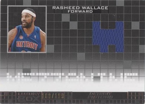 2007-08 Topps Luxury Box - Rasheed Wallace #MR-RW