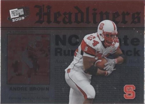2009 Press Pass Signature Edition Andre Brown #HL-7