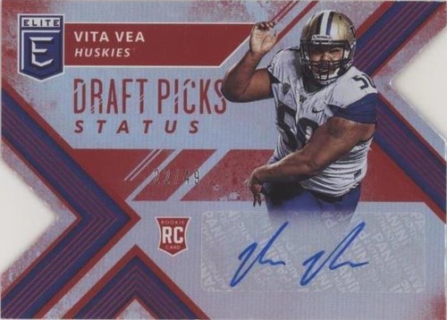 2018 Panini Elite Draft Picks Vita Vea #196