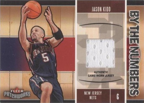 2003-04 Fleer Patchworks - Jason Kidd #BTN/JK