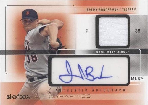 2005 Skybox Autographics - Jeremy Bonderman #AGJ-JB