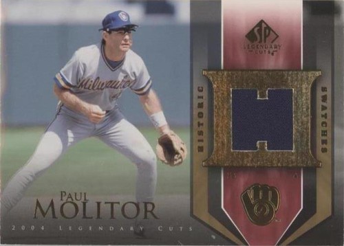 2004 SP Legendary Cuts - Paul Molitor #HS-PM