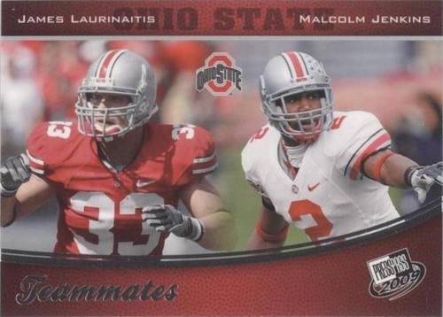 2009 Press Pass James Laurinaitis Malcolm Jenkins #99