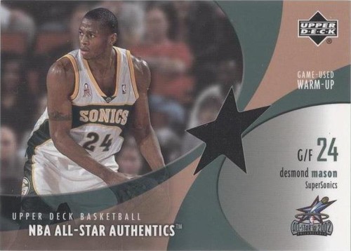 2002-03 Upper Deck - Desmond Mason #DM-AW