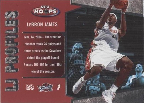 2005-06 NBA Hoops - LeBron James #LBJ-19