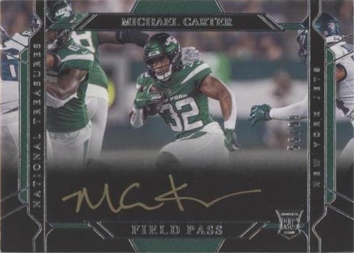 2021 Panini National Treasures Michael Carter #FP-MC