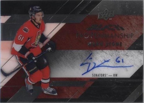 2015-16 UD Black - Mark Stone #PEN-MS