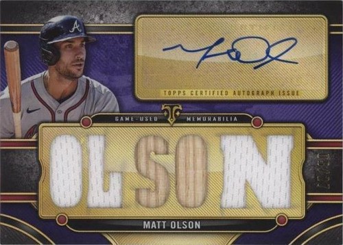 2024 Topps Triple Threads - Matt Olson #TTAR-MO1
