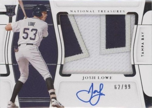 2022 Panini National Treasures - Josh Lowe #125