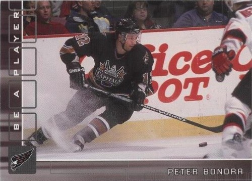 2001-02 In the Game Be A Player Memorabilia - Peter Bondra #195