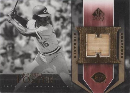 2004 SP Legendary Cuts - George Foster #HS-GF