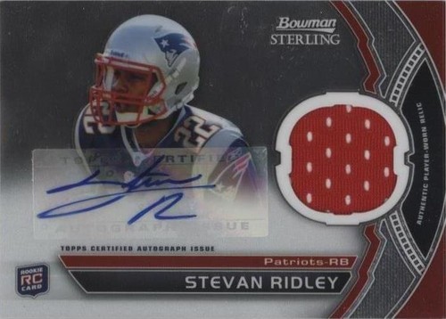 2011 Bowman Sterling Stevan Ridley #BSAR-SR