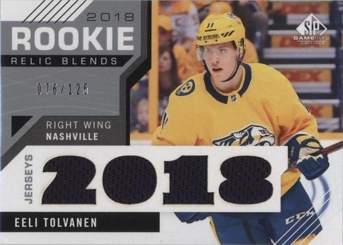 2018-19 Upper Deck SP Game Used - Eeli Tolvanen #RRB-ET