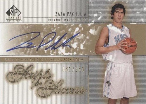2003-04 SP Signature Edition - Zaza Pachulia #SS-ZA