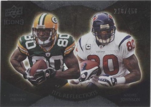 2009 Upper Deck Icons Andre Johnson Donald Driver #RF-DJ