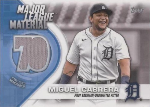 2021 Topps Update Series - Miguel Cabrera #MLM-MC