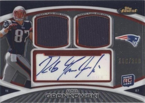 2010 Topps Finest Rob Gronkowski #FADR-RG