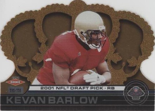 2001 Pacific Crown Royale Kevan Barlow #163