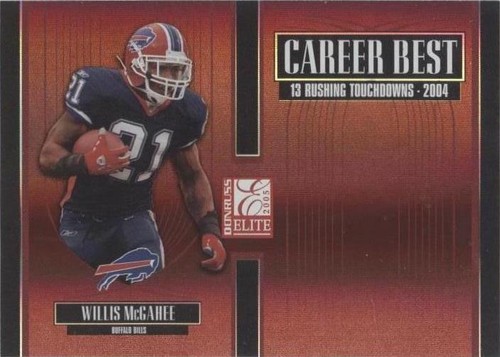 2005 Donruss Elite Willis McGahee #CB-50