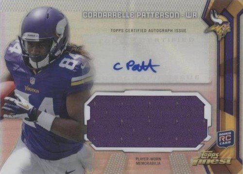 2013 Topps Finest Cordarrelle Patterson #AJR-CP