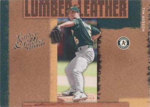 2005 Donruss Leather & Lumber - Tim Hudson #LL-30
