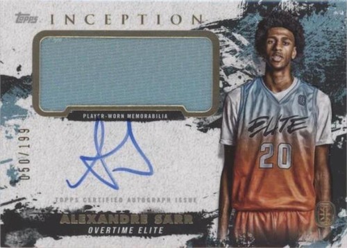 2021-22 Topps Inception OTE Overtime Elite - Alexandre Sarr #IAPC-AS2
