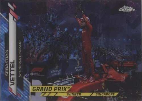 2020 Topps Chrome Sapphire Edition Formula 1 - Sebastian Vettel #147