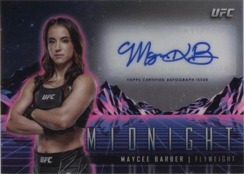 2024 Topps Midnight UFC - Maycee Barber #HS-MBR