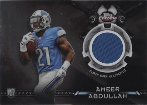 2015 Topps Chrome Ameer Abdullah #TCRR-AA