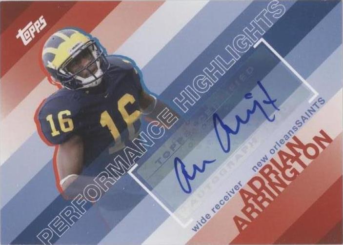2008 Topps Adrian Arrington #THA-AA